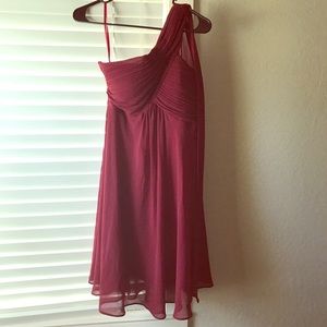 Red cocktail dress